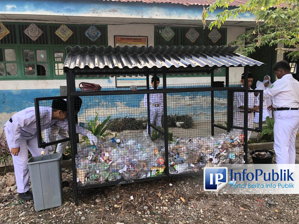 InfoPublik - Siswa MIN 22 Aceh Besar Belajar Pengelolaan Sampah Lingkungan