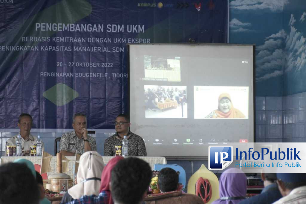 Infopublik Jelang Perhelatan Sail Tidore 2022 Kementerian Koperasi Dan Ukm Gelar Pelatihan Di 1331