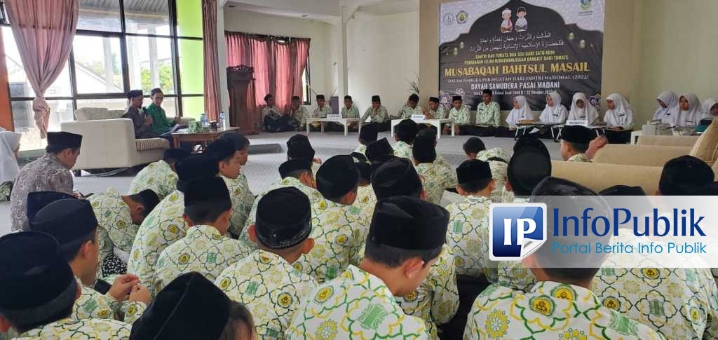 Infopublik Santri Dayah Samudera Pasai Madani Dilatih Bahtsul Masail