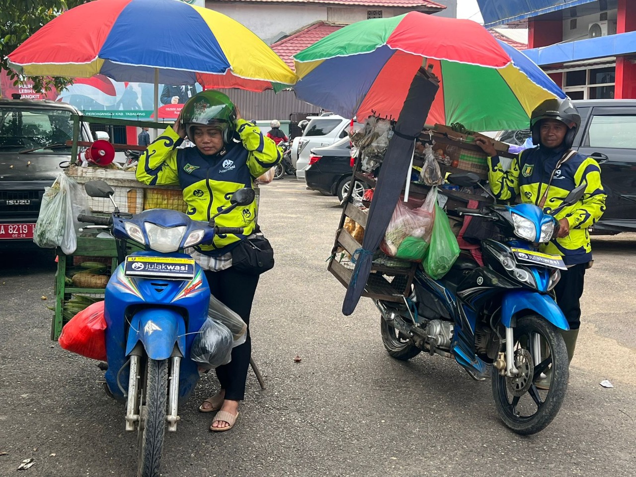 Infopublik Julak Wasi Membuat Pedagang Sayur Keliling Di Tabalong