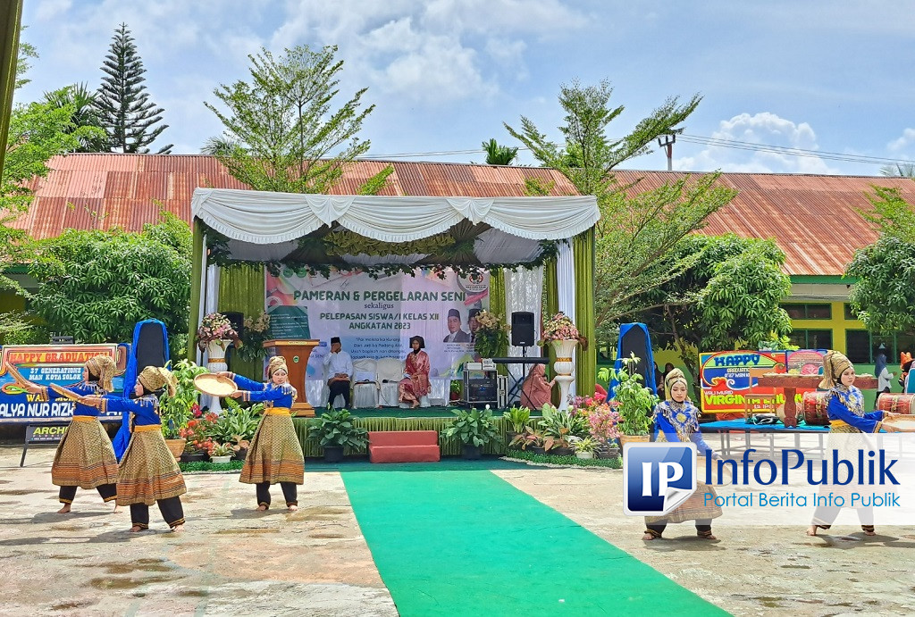 Infopublik Pameran Dan Seni Meriahkan Pelepasan Siswa Man Solok