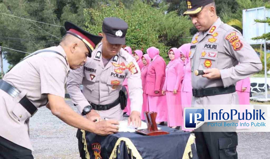 Infopublik Kapolres Pimpin Sertijab Kabag Log Dan Kasat Reskrim