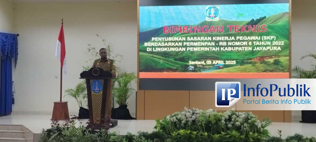 Infopublik Pj Bupati Jayapura Buka Bimtek Penyusunan Skp Sesuai Permen Panrb