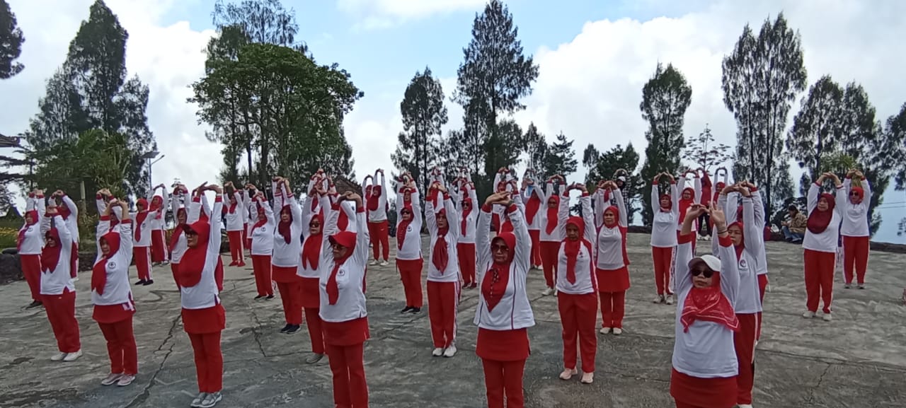 InfoPublik - Lomba Senam Indonesia Cinta Tanah Air Sambut HUT ...