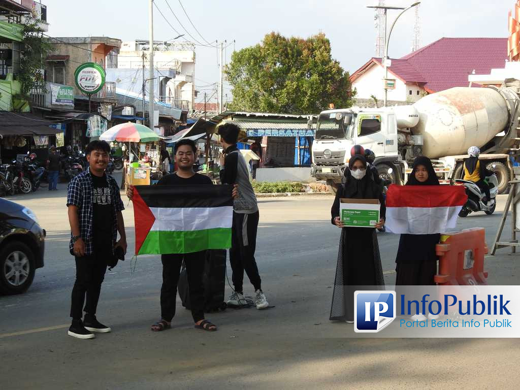 InfoPublik Mahasiswa ITS Mandiri Gelar Aksi Penggalangan Dana Untuk Palestina