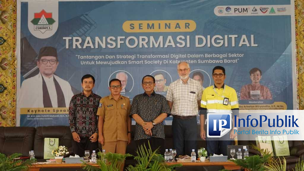 Infopublik Seminar Transformasi Digital Undova Kominfo Sumbawa Barat Paparkan Program