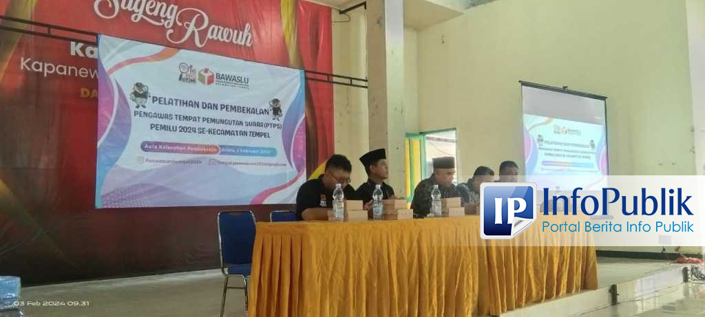 InfoPublik - Maksimalkan Pengawasan Pemilu, Pengawas TPS Di Tempel ...