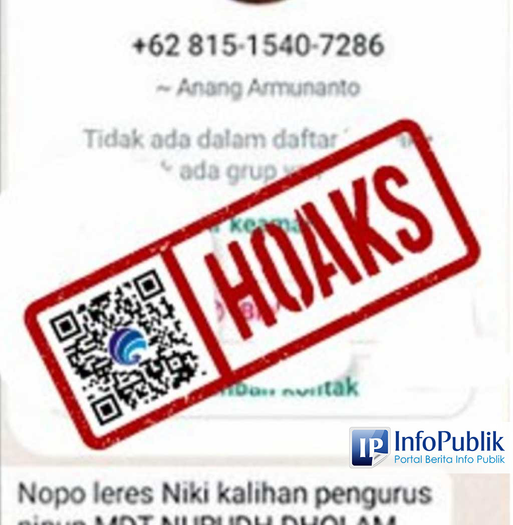 Infopublik Cek Fakta Akun Whatsapp Mengatasnamakan Sekda Kabupaten Grobogan