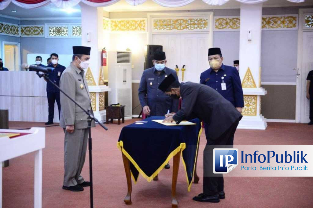 Infopublik Gubri Resmi Lantik Djoko Edy Imhar Sebagai Kepala Dinas Pmd Dukcapil Provinsi Riau