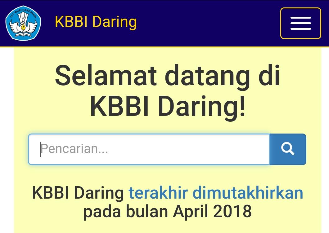 InfoPublik - Pengguna KBBI Edisi V Versi Daring Lebih Dari 21 Juta