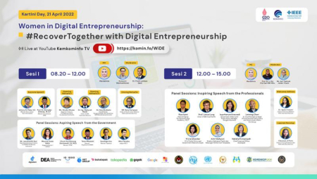 [SIARAN PERS] Kartini Makin Cakap Digital, Kominfo Gelar WiDE #RecoverTogether with Digital Entrepreneurship