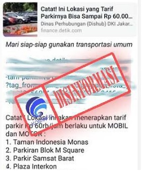 InfoPublik - [CEK FAKTA] Tarif Parkir Terbaru Di Jakarta Capai Rp60 ...