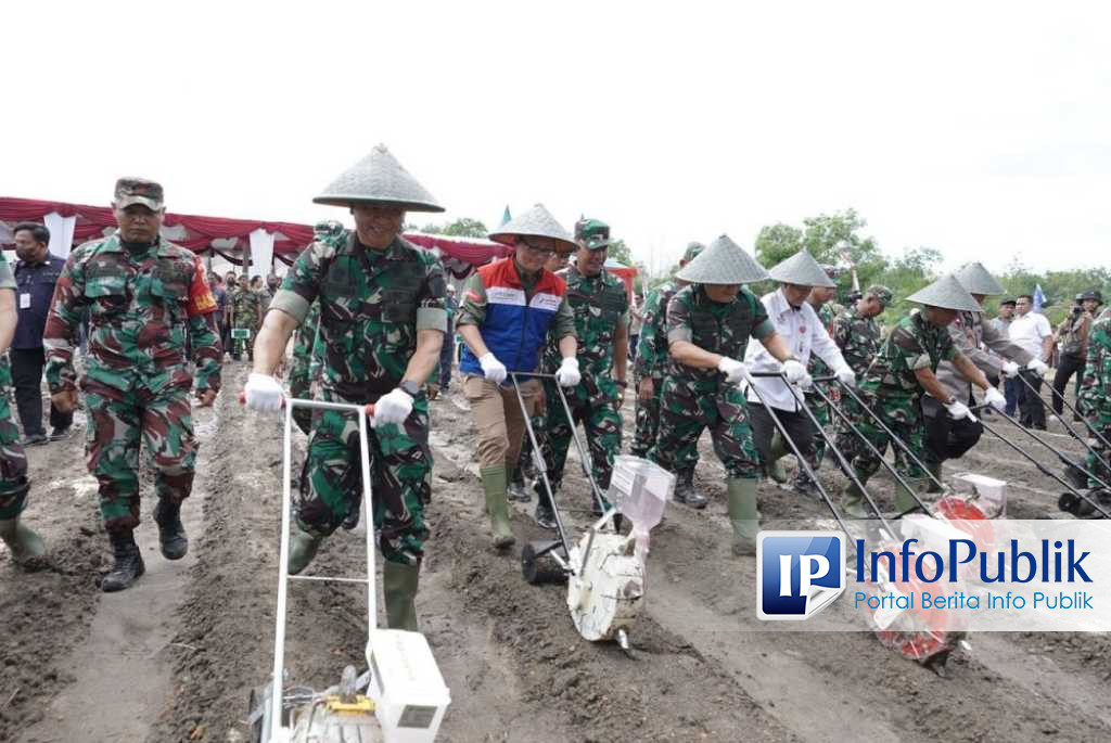 Infopublik Launching Gerakan Ketahanan Pangan Ksad Tanam Jagung Perdana Di Riau