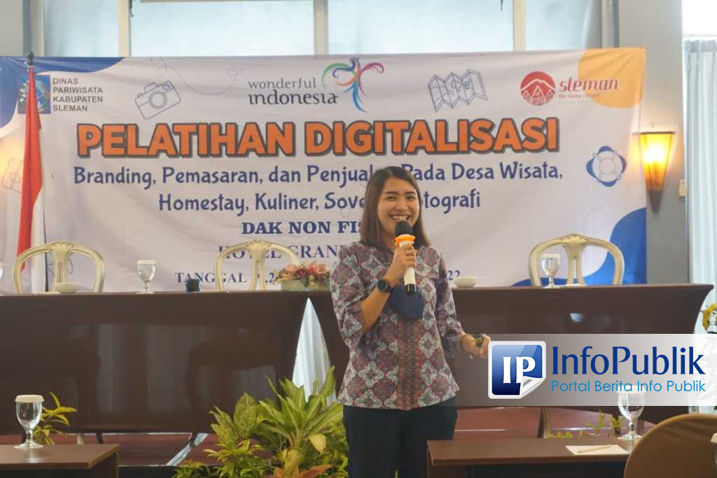 Infopublik Dispar Sleman Adakan Pelatihan Digitalisasi Bagi Pelaku