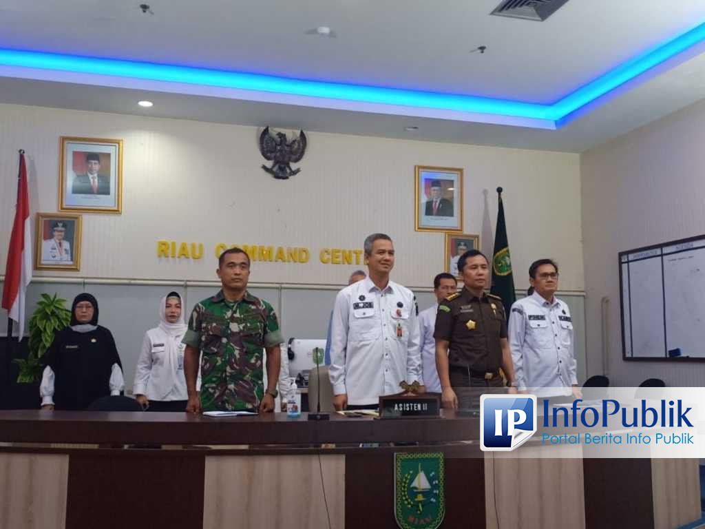 InfoPublik - Pemprov Riau Ikuti Rakor Pengendalian Inflasi Bersama Mendagri