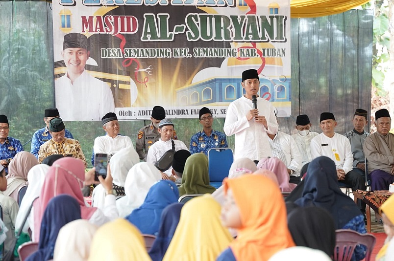 InfoPublik - Resmikan Masjid Al Suryani, Bupati Tuban Minta Masyarakat ...