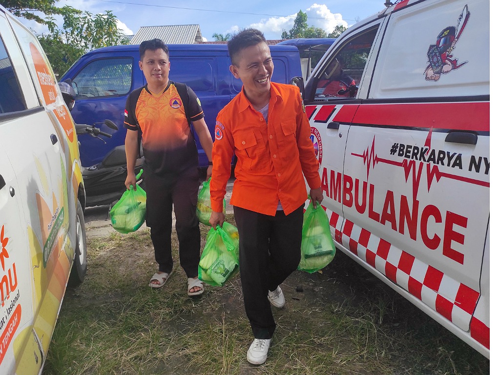 InfoPublik - BANTUAN PAKET SEMBAKO KORBAN BANJIR