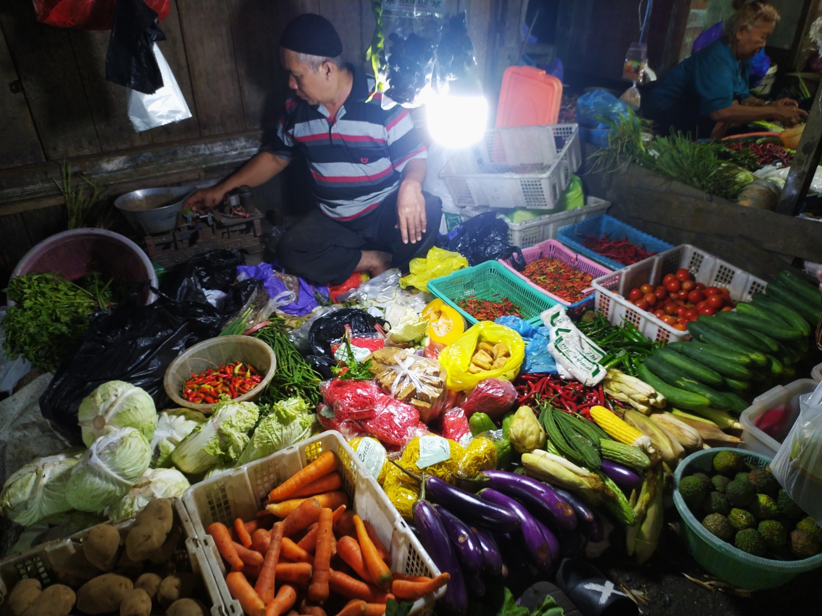 Infopublik Penjual Sayur Pasar Gang Amal