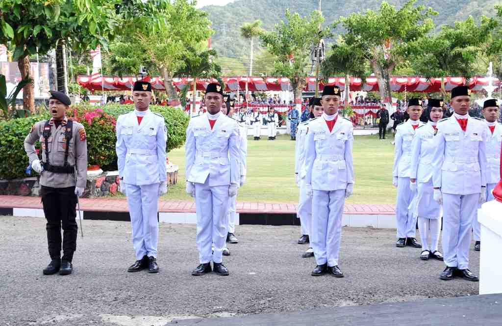 Infopublik Upacara Penurunan Bendera Di Gorontalo 