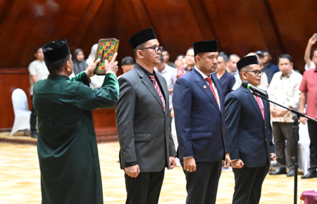 PELANTIKAN TIGA PEJABAT PRATAMA ACEH