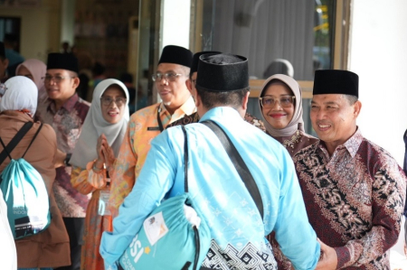 KEDATANGAN JEMAAH HAJI KLOTER 1 KALBAR