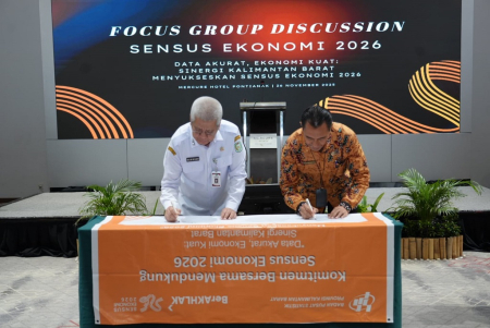 SEKDA KALBAR DAN BPS TEGASKAN PENTINGNYA DATA AKURAT UNTUK SENSUS EKONOMI 2026