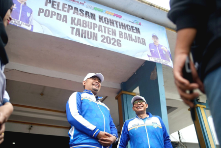 PELEPASAN KONTINGEN POPDA KAB BANJAR