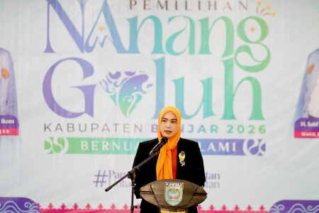 AUDISI PEMILIHAN NANANG GALUH KAB BANJAR BERNUANSA ISLAMI