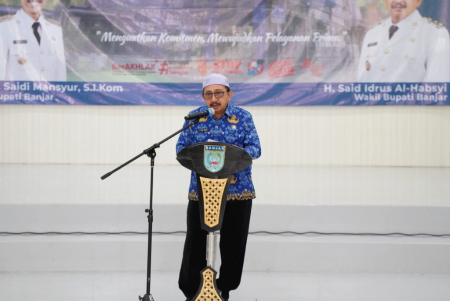 PEMKAB BANJAR LANTIK PEJABAT, TINGKATKAN KIERJA BIROKRASI