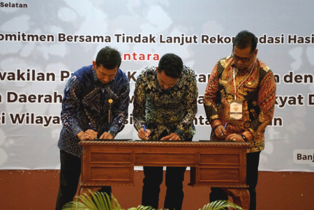 KOMITMEN BERSAMA PENYELESAIAN TLRHP BPK