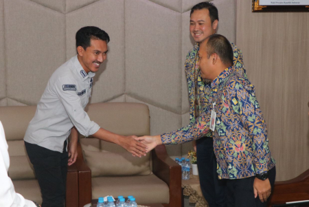 SAMBUT KEPALA BPPW KALSEL