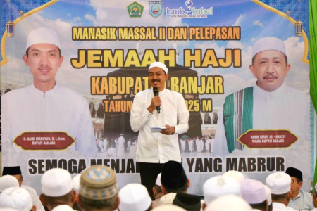 MANASIK MASSAL DAN PELEPASAN JCH BANJAR