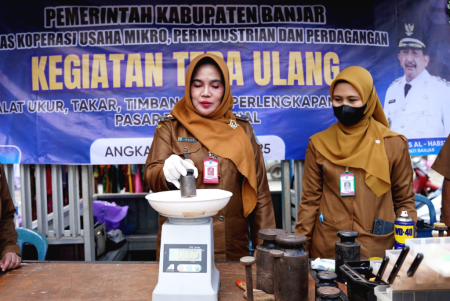 TERA ULANG TIMBANGAN DI PASAR KARANG INTAN