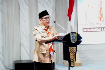 PELEPASAN KONTINGEN KWARCAB BANJAR  