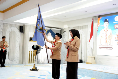 PELEPASAN KONTINGEN KWARCAB BANJAR MENUJU JAMNAS XII 2026