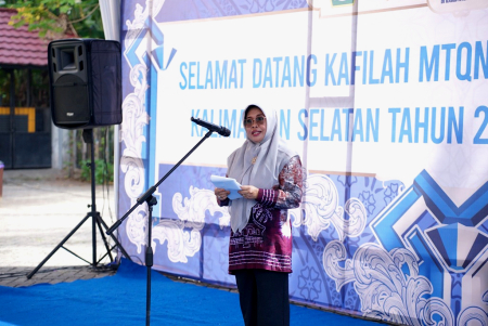 PENERIMAAN KAFILAH MTQ KE - 36 KALSEL