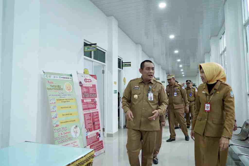 TINJAU FASILITAS PUSKESMAS SUNGAI TABUK 1