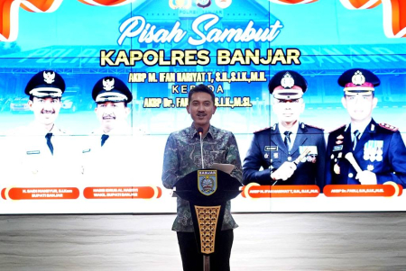 PISAH SAMBUT KAPOLRES BANJAR