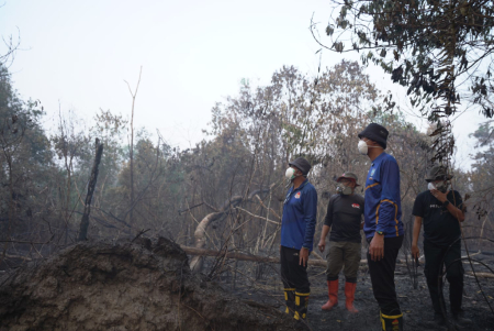 TINJAU LOKASI KARHUTLA
