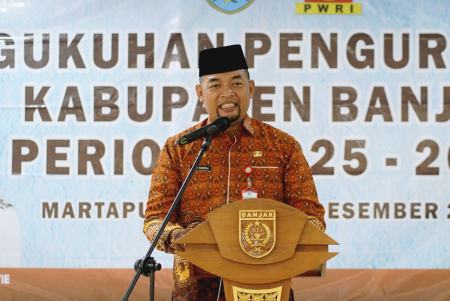PENGUKUHAN PWRI KAB BANJAR 