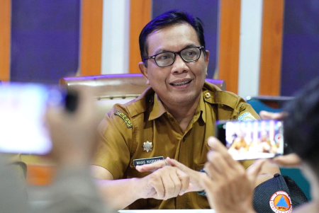 KONFERENSI PERS SIAGA PENANGANAN BENCANA 