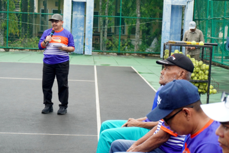PERESMIAN SEKOLAH TENIS  ALBASIA