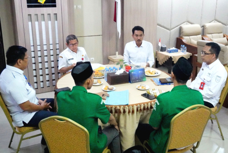 AUDIENSI BUPATI BANJAR DENGAN GP ANSOR