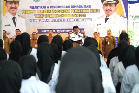 PELANTIKAN PPPK LINGKUP PEMERINTAH KABUPATEN BANJAR