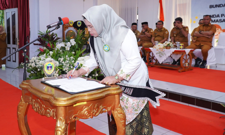 PENGUKUHAN BUNDA PAUD KECAMATAN DAN DESA