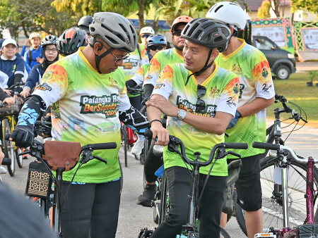 PERSIAPAN PALANGKA RAYA BERSEPEDA