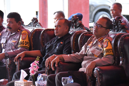 PERESMIAN GEDUNG SPKT POLSEK OBA UTARA