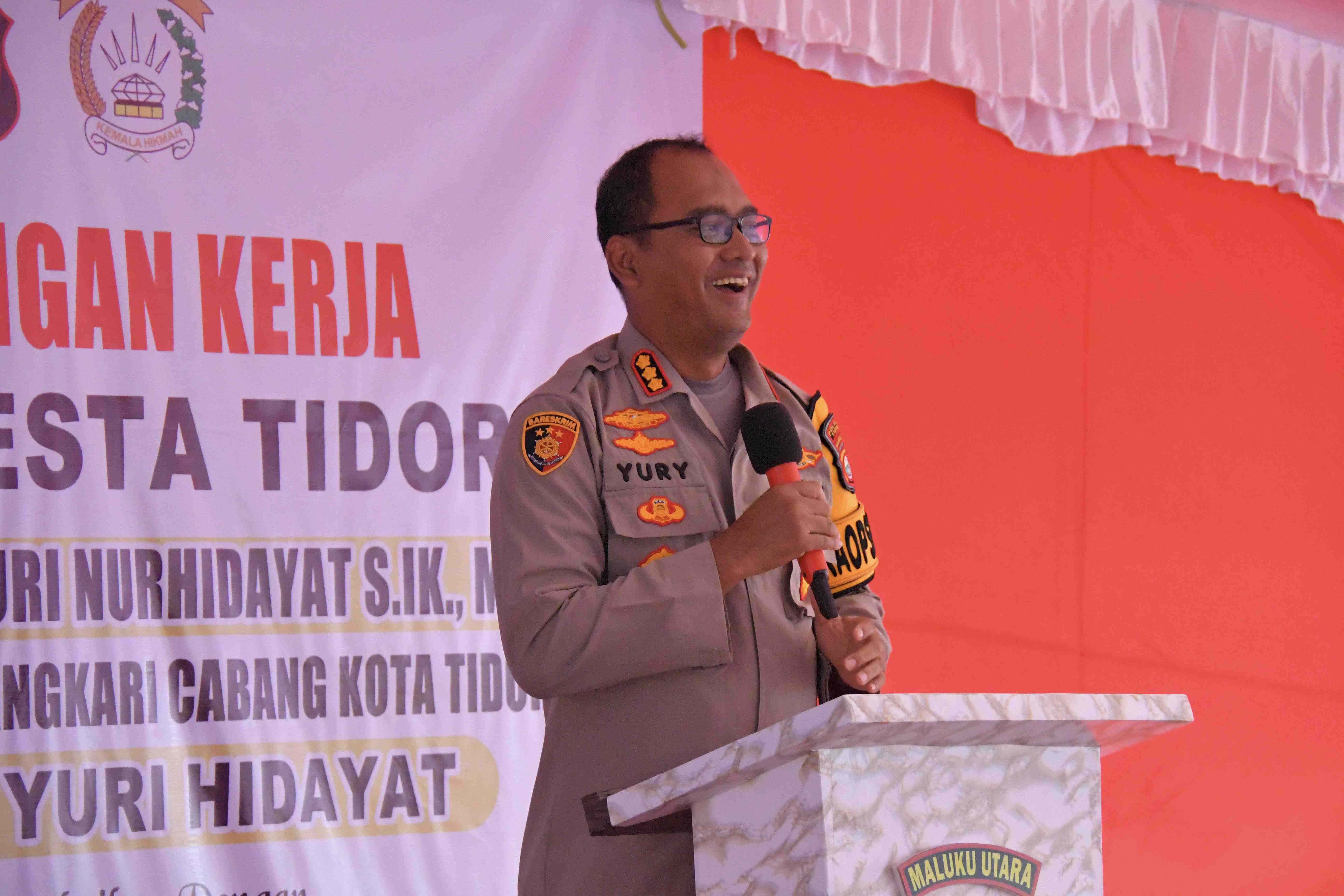 KUNJUNGAN KERJA KAPOLRESTA TIDORE