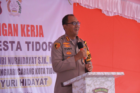 KUNJUNGAN KERJA KAPOLRESTA TIDORE