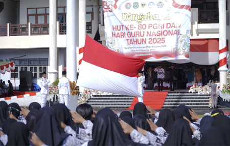 PERINGATAN HUT KE 80 PGRI DAN HARI GURU NASIONAL